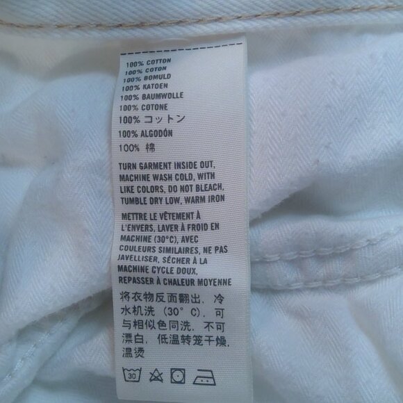 Hollister Women's White Ripped Jeans (Size 11R) - Picture 6 of 10